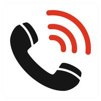 Calling and call icon concept vector