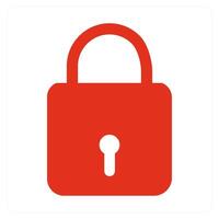 Lock and security icon concept vector