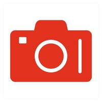 DSLR and camera icon concept vector