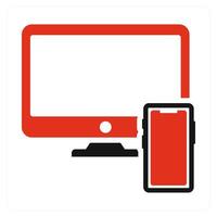 Responsive and devices icon concept vector