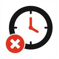 Right Time and time icon concept vector