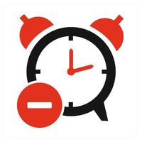Reduce Time and reduce icon concept vector