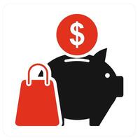 Online Shopping and shopping icon concept vector