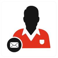 Bank Message and icon concept vector
