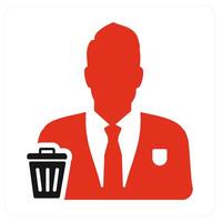 Remove User and user icon concept vector
