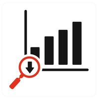 Revenue Growth and graph icon concept vector