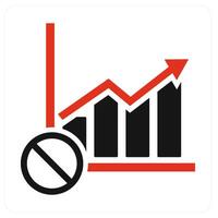 Global Statistics and revenue icon concept vector