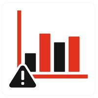 Update Graph and graph icon concept vector