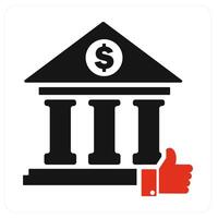 Digital Banking and bank icon concept vector