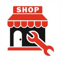 Store Notification and shop icon concept vector