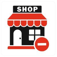 Add Store and shop icon concept vector