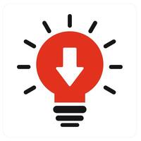 Innovation and idea icon concept vector