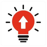 Education Idea and idea icon concept vector