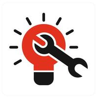 Creative Idea and generate icon concept vector