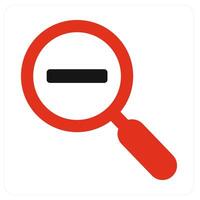 Zoom In and zoom icon concept vector