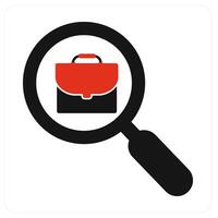 Search Employee and candidate icon concept vector