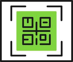 QR Code Icon Design vector