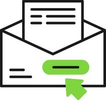 Newsletter Subscription Icon Design vector
