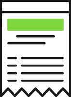 Receipt Icon Design Symbol vector