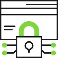 Data encryption Icon Design Symbol vector