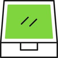 File Drawer Icon Design vector