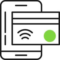 NFC payment Icon Design Symbol vector