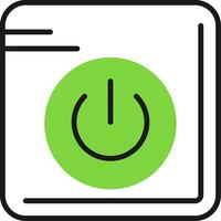 Power Icon Design vector