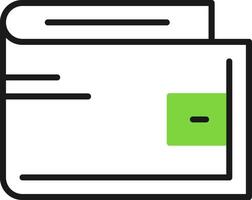 Wallet Icon Design vector