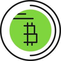 Bitcoin Icon Design vector