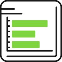 Bar chart Icon Design vector