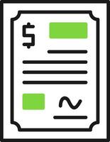 Contract Icon Design vector