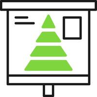 Pyramid Chart Icon Design Symbol vector