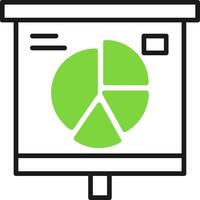 Pie Chart Pieces Icon Design Symbol vector