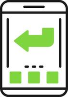 Back Icon Design Symbol vector