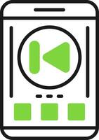 Skip backward Icon Design Symbol vector