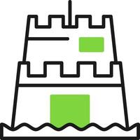 Sand sculpture Icon Design Symbol vector