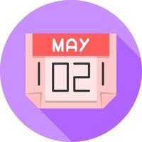 2 May Icon Design Symbol vector
