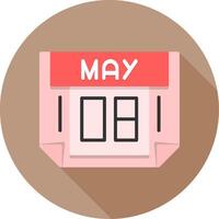 8 May Icon Design Symbol vector