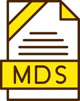 MDS Icon Design vector