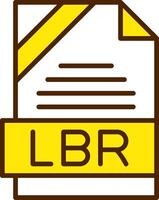 LBR Icon Design vector