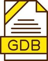 GDB Icon Design vector