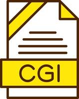 CGI Icon Design vector