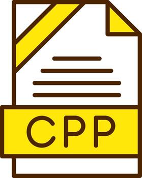cpp icono diseño vector