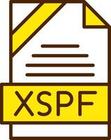 XSPF Icon Design vector