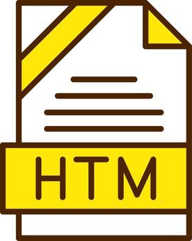 htm icono diseño vector