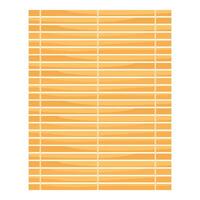 Bamboo mat surface with sticks holding using rope illustration vector