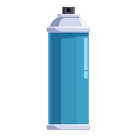 Blue spray paint can for graffiti and art creating vector