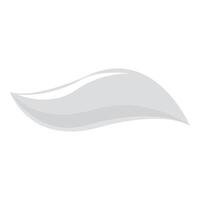 Grey wave shape abstract background design element vector