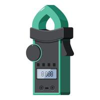 Digital clamp meter measuring electrical current vector