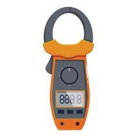 Digital clamp meter measuring voltage vector